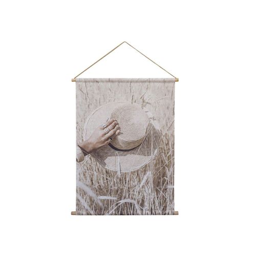 5712750330782 - Chic Antique Leinwandbild Weizenfeld H97 x L76 x B2 cm