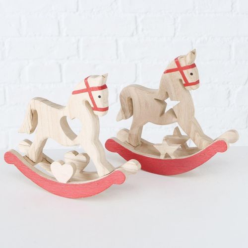 4020607764040 - Schaukelpferd Kigia 2er Set 20 x 5 x 19 cm natur 4020607764040 - Schaukelpferd Kigia 2er Set 20 x 5 x 19 cm natur