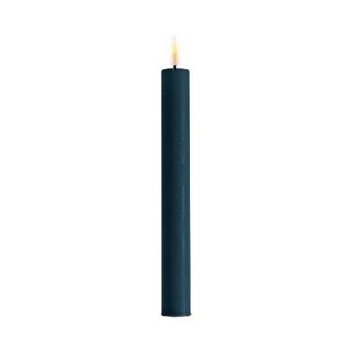 0745125239255 - Deluxe Homeart LED 2er Set Stabkerze Real Flame 24 cm Ø 22 cm 2er Set petroleum 0745125239255 - Deluxe Homeart LED 2er Set Stabkerze Real Flame 24 cm Ø 22 cm 2er Set petroleum