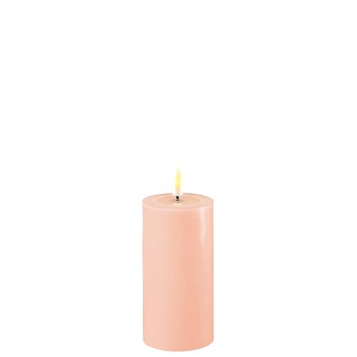 5744001240151 - Deluxe Homeart LED Stumpenkerze Real Flame rosa Ø5 x H10cm rosa 5744001240151 - Deluxe Homeart LED Stumpenkerze Real Flame rosa Ø5 x H10cm rosa