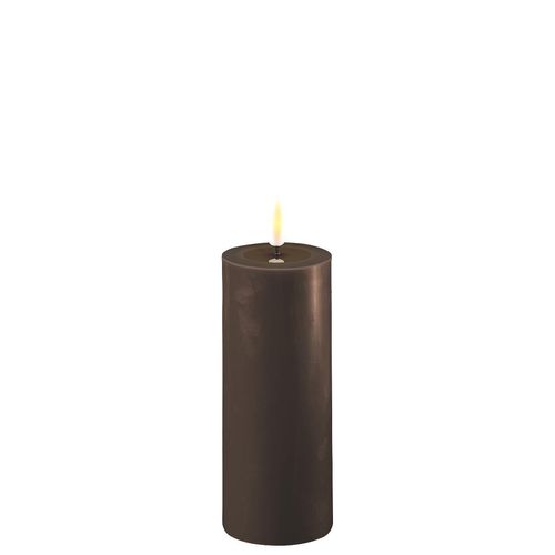 0745110234487 - Deluxe Homeart LED Stumpenkerze Real Flame mokka Ø5 x H125cm mokka 0745110234487 - Deluxe Homeart LED Stumpenkerze Real Flame mokka Ø5 x H125cm mokka