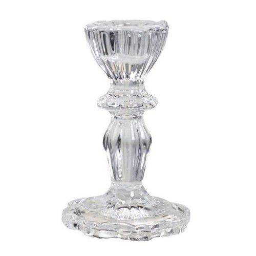 5712750230846 - Chic Antique Kerzenständer aus Glas mit Spitzenkante H10 Ø7 cm klar 5712750230846 - Chic Antique Kerzenständer aus Glas mit Spitzenkante H10 Ø7 cm klar