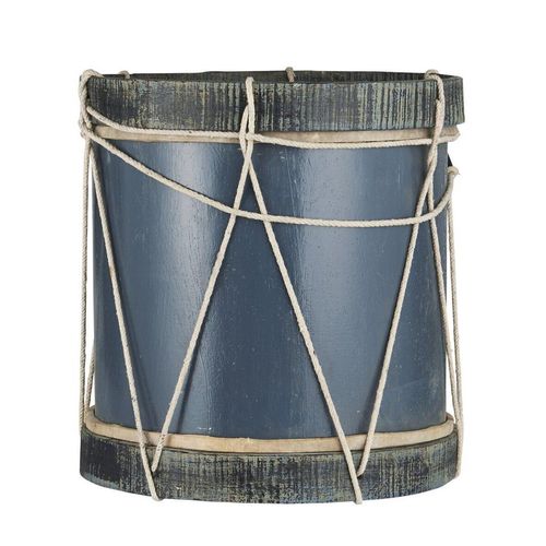 5709898327866 - Trommel groß ca H40 x Ø36 cm blau 5709898327866 - Trommel groß ca H40 x Ø36 cm blau