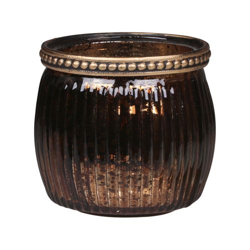 5712750257348 - Chic Antique Teelichtglas mit Perlenrand H7 Ø75 cm antik mokka 5712750257348 - Chic Antique Teelichtglas mit Perlenrand H7 Ø75 cm antik mokka