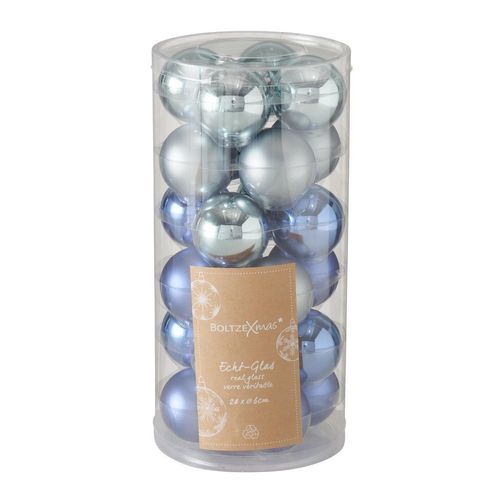 4020607794085 - Weihnachtskugeln Ø 6 cm 24 tlg Ø 6cm Blau Hellblau 4020607794085 - Weihnachtskugeln Ø 6 cm 24 tlg Ø 6cm Blau Hellblau