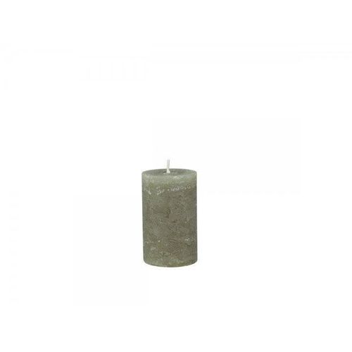 5712750235308 - Chic Antique Macon rustikale Stumpenkerze Höhe 8 D5 cm olivegrün