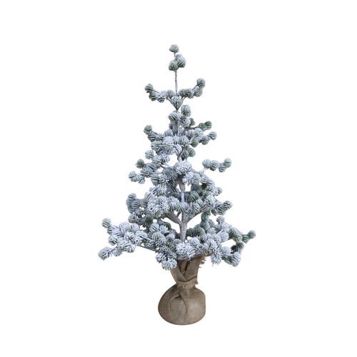 5712750279487 - Chic Antique Fleur Fichtenbaum mit Schnee H 80 cm grün 5712750279487 - Chic Antique Fleur Fichtenbaum mit Schnee H 80 cm grün