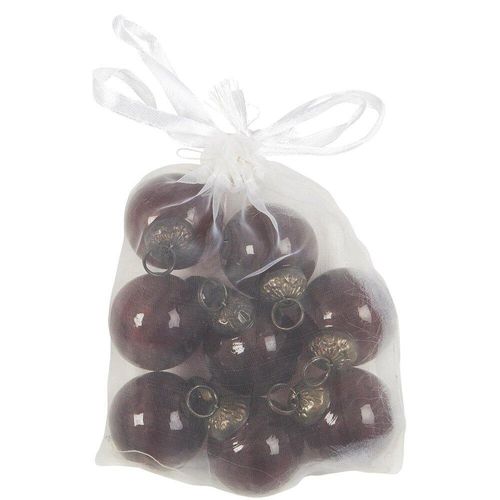 5709898341572 - Tüte mit 8 Weihnachtskugeln mini Ø 33 cm coral almond 5709898341572 - Tüte mit 8 Weihnachtskugeln mini Ø 33 cm coral almond
