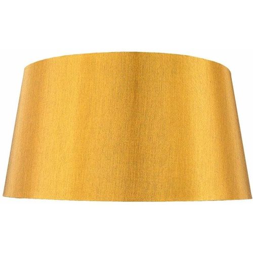 4251756348816 - Licht-erlebnisse - Lampenschirm Stoff Textil rund 60 cm konisch in Gold für Stehlampe Pendelleuchte - Gold