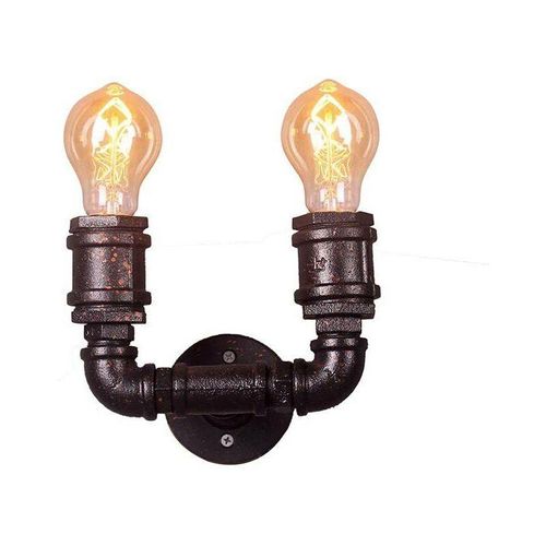 8435427146840 - Barcelona Led - Vintage-Wandleuchte aus Rohr copper Farbe Altbronze - Altbronze