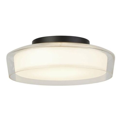 5053423197531 - Searchlightlighting - Searchlight Puck 1-flammige Badezimmer-Deckenleuchte Mattschwarz 3000K IP44