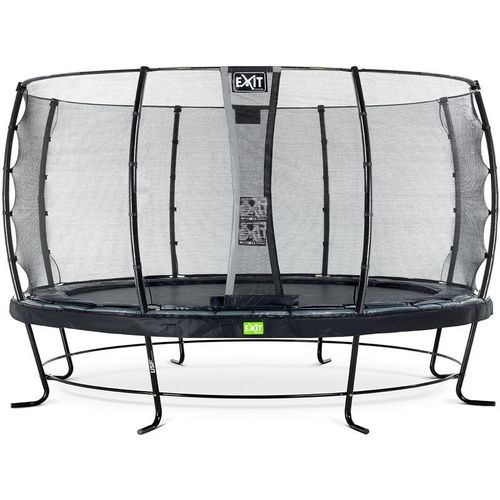 8719743250819 - Exit Toys - exit Elegant Trampolin ø427cm mit Economy Sicherheitsnetz - schwarz - Schwarz