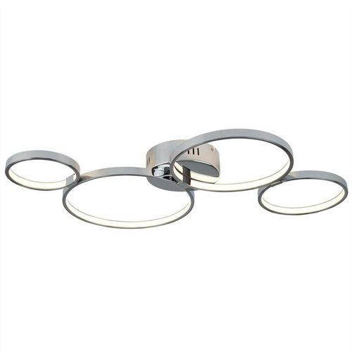 5053423095462 - Solexa - Integrierte led Flush Deckenleuchte Chrom - Searchlight