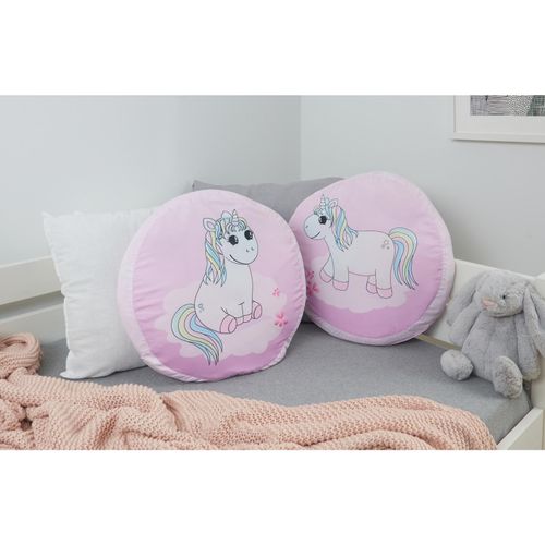 4251105962762 - TiCAA Kinder Rundkissen-Set Einhorn Rainbow 4251105962762 - TiCAA Kinder Rundkissen-Set Einhorn Rainbow
