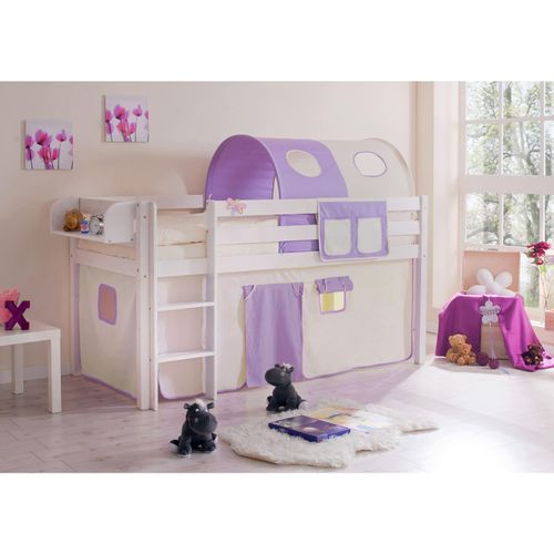 4250393855497 - TiCAA Hochbett Malte Kiefer Weiß Classic 4250393855497 - TiCAA Hochbett Malte Kiefer Weiß Classic