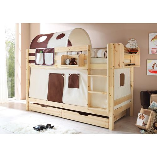4250393838612 - TiCAA Etagenbett Marcel Kiefer Natur Classic 4250393838612 - TiCAA Etagenbett Marcel Kiefer Natur Classic