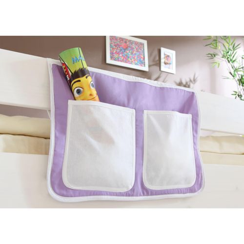 4250393809568 - Ticaa Bett-Tasche für Hoch- und Etagenbetten lila-beige 4250393809568 - Ticaa Bett-Tasche für Hoch- und Etagenbetten lila-beige