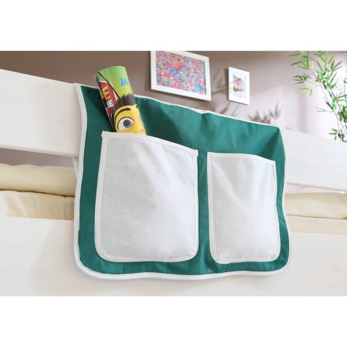 4250393850270 - Betttasche TICAA grün (dunkelgrün weiß) Taschen Kinder B H 56cm x 32cm Baumwolle B56cm H32cm 4250393850270 - Betttasche TICAA grün (dunkelgrün weiß) Taschen Kinder B H 56cm x 32cm Baumwolle B56cm H32cm