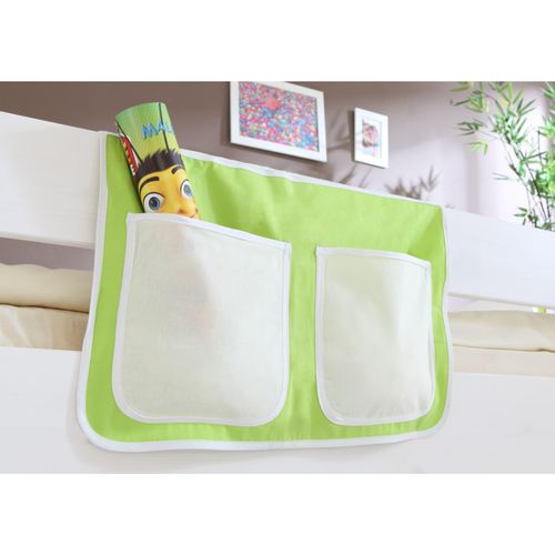 4250393834515 - Ticaa Bett-Tasche für Hoch- und Etagenbetten beige-grün 4250393834515 - Ticaa Bett-Tasche für Hoch- und Etagenbetten beige-grün