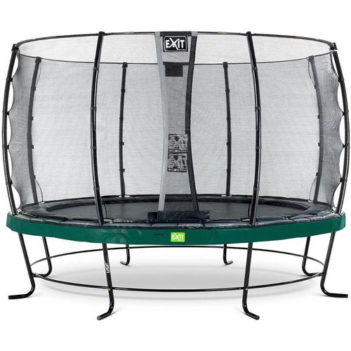 8719743250871 - Elegant Trampolin ø366cm mit Economy Sicherheitsnetz - grün - Grun