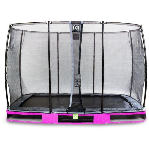 8719874705103 - Exit Toys - exit Elegant Inground-Trampolin 214x366cm mit Economy Sicherheitsnetz - lila - Lila