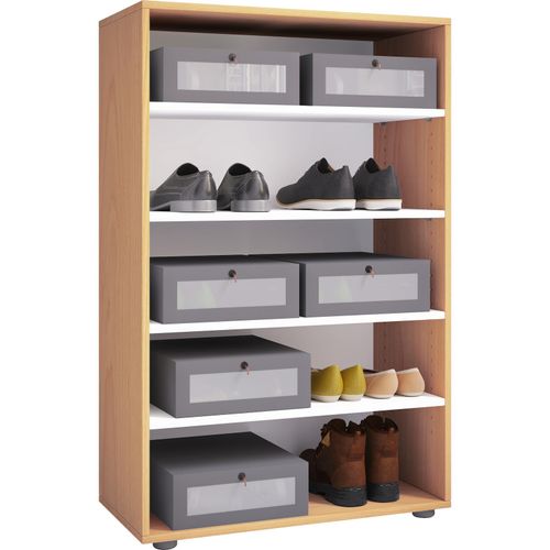 4051814413896 - VCM Regal LONA (BHT 70x110x37 cm) BHT 70x110x37 cm beige Standregal Bücherregal Bücherregal Schuhregal 4051814413896 - VCM Regal LONA (BHT 70x110x37 cm) BHT 70x110x37 cm beige Standregal Bücherregal Bücherregal Schuhregal