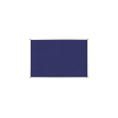 8717868083626 - Anschlagbrett Nicht magnetisch Wandmontage Filz 60 (B) x 081 (T) x 45 (H) cm Aluminium Blau