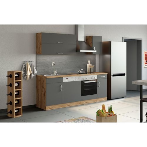 4251639428673 - HELD Küchenzeile 210cm Klappenhänger ohne Einbaugeräte versch Farben 4251639428673 - HELD Küchenzeile 210cm Klappenhänger ohne Einbaugeräte versch Farben