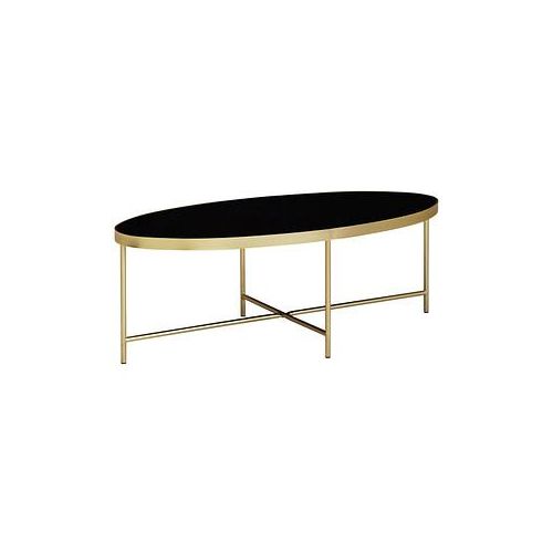 4250950290426 - WOHNLING Couchtisch Glas schwarz gold 1100 x 560 x 400 cm