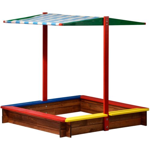 4055894943557 - dobar Bunter Sandkasten mit verstellbarem Dach 4055894943557 - dobar Bunter Sandkasten mit verstellbarem Dach