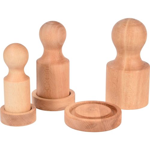 4055894290200 - Papiertopf-Presse Buche 7 x 7 x 16 cm 9 x 9 x 18 cm 11 x 11 x 20