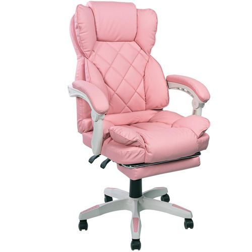 4250931565277 - Trisens - Schreibtischstuhl Design Bürostuhl tv Bürosessel Chefsessel Relax & Home Office Rosa