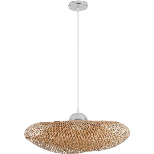 5056667051355 - Bambus-Deckenlampe - Boho-Bali-Design-Pendelleuchte - Sam Natural wood - Metall Bambus - Natural wood