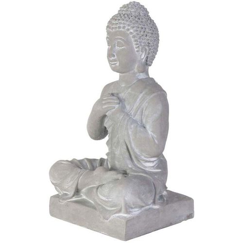 3664944184973 - The Home Deco Factory - Sitzender Buddha aus Zement 27 cm