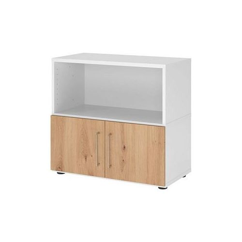 4032062307410 - Regalschrank FlexWall VFW28T1KGWRBS weiß asteiche 1 Fachboden 800 x 400 x 746 cm 4032062307410 Hammerbacher