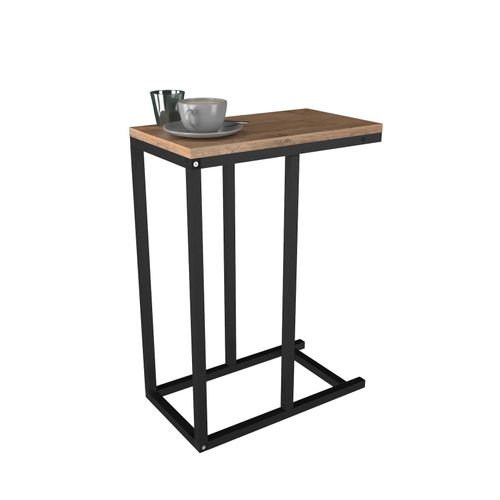 4051814427107 - Holz Beistelltisch Couchtisch im schlichten Industriestyle Maße ca H 63 x B 26 x T 46 cm Wohnzimmertisch Kaffeetisch - Insasi S 4051814427107 - Holz Beistelltisch Couchtisch im schlichten Industriestyle Maße ca H 63 x B 26 x T 46 cm Wohnzimmertisch Kaffeetisch - Insasi S