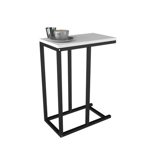 4051814427084 - Holz Beistelltisch Couchtisch im schlichten Industriestyle Maße ca H 63 x B 26 x T 46 cm Wohnzimmertisch Kaffeetisch - Insasi S