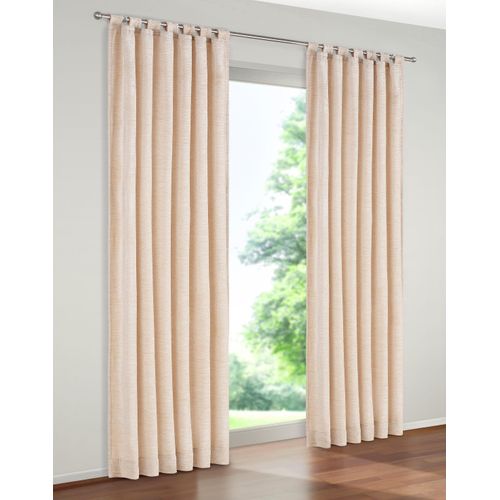 4004567025977 - Vorhang WIRTH Trondheim 328 g m² Gr 8 beige Gardinen 160cm Schlaufen 172cm Polyacryl B172cm H160cm