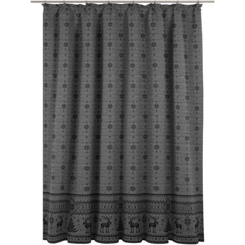 4004567255664 - Vorhang WIRTH Romo Gardinen Gr 120 cm Kräuselband 65 cm grau Landhaus Gardinen Gardine