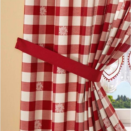 4028298293276 - Raffhalter STICKEREIEN PLAUEN Durach Gr 1 rot B70cm H5cm Materialmix Raffhalter