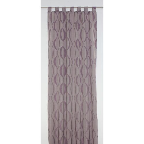 4004567070724 - Vorhang WIRTH Varallo Gardinen Gr 145 cm Schlaufen 135 cm lila Schlaufen Gardine