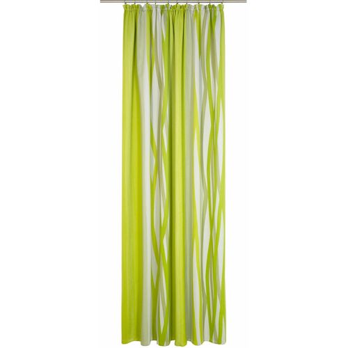 4004567155469 - Vorhang WIRTH Brooklyn Gardinen Gr 150 cm Kräuselband 145 cm grün Kräuselband Gardine