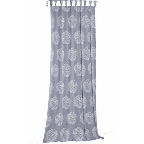 4004567121358 - Vorhang WIRTH Kingston Gr 1 blau (dunkelblau) B135cm H145cm Jacquard Polyacryl Polyester Gardinen