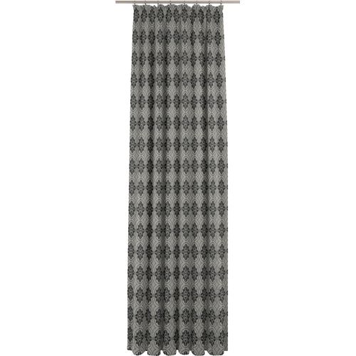 4004567210182 - Vorhang ADAM Romantic Puligny A Gardinen Gr 175 cm Kräuselband 145 cm schwarz Kräuselband