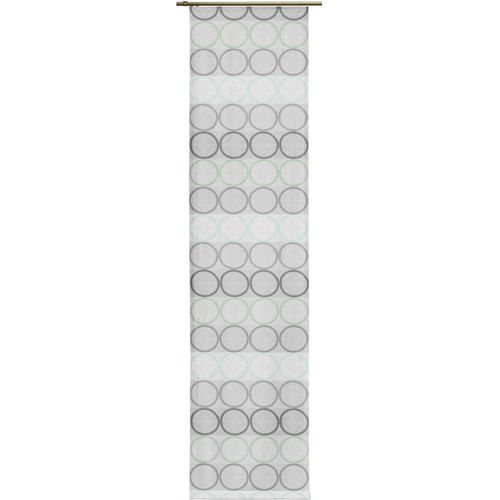 4004567213527 - Schiebegardine WIRTH Zirbello Gr 1 grün (mint) B60cm H145cm Jacquard Baumwolle Polyester Gardinen