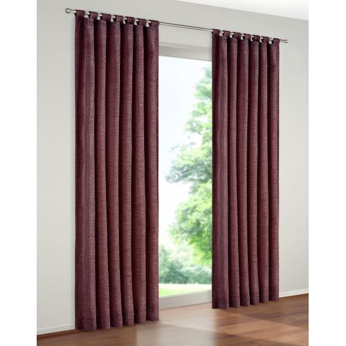 4004567026097 - Vorhang WIRTH Trondheim 328 g m² Gr 8 lila (beere) Gardinen 160cm Schlaufen 172cm Polyacryl B172cm H160cm