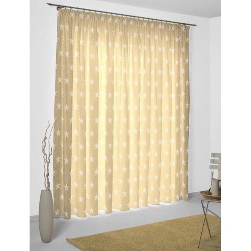 4004567255534 - Vorhang WIRTH Crayon Gardinen Gr 175 cm Kräuselband 135 cm beige (creme) Kräuselband