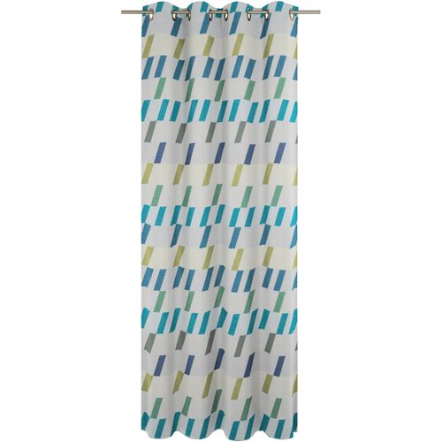 4004567227425 - Vorhang WIRTH Bray Gr 3 blau B132cm H225cm Jacquard Baumwolle Polyester Gardinen
