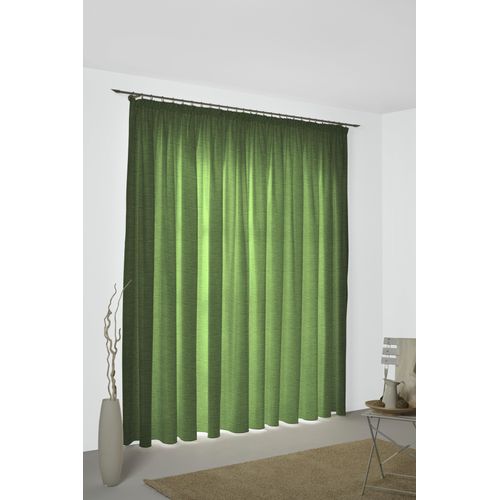 4004567317652 - Vorhang WIRTH Bachfeld Gardinen Gr 175 cm Multifunktionsband 132 cm grün (dunkelgrün) Esszimmergardinen