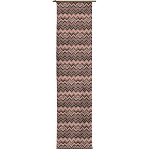 4004567203467 - Schiebegardine WIRTH Benewitz Gr 1 orange (terrakotta) B60cm H145cm Jacquard Baumwolle Polyester Gardinen